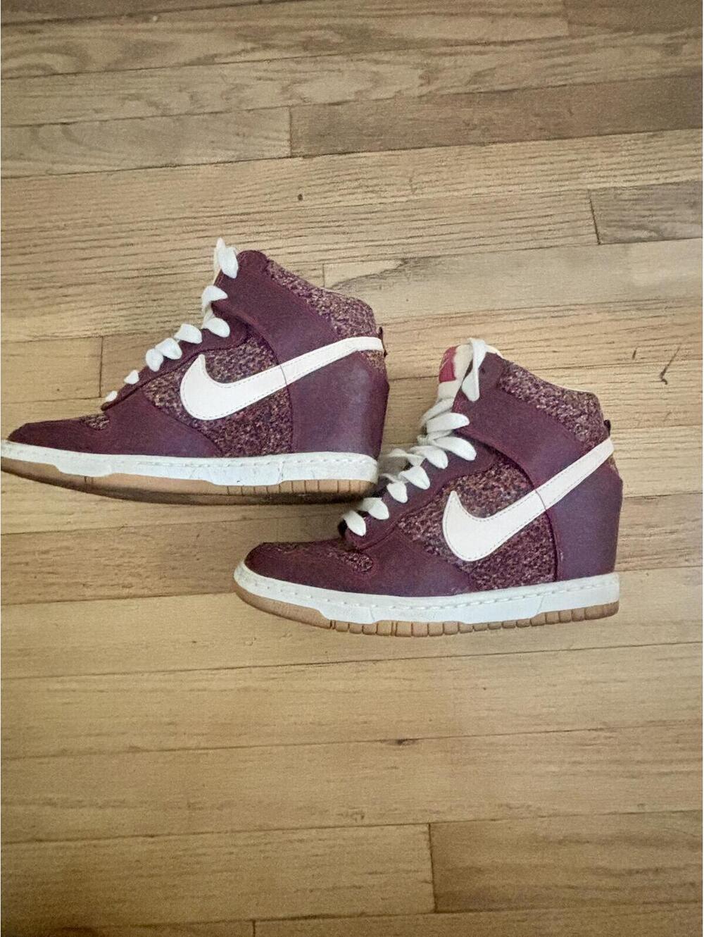 Nike Dunk Sky Hi Sneaker Wedge - Liberty Digital Floral Pink S7